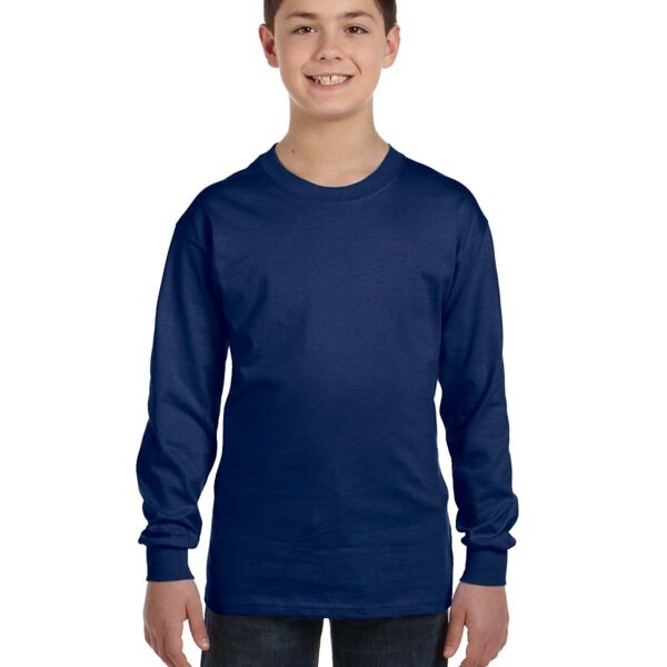Gildan Youth Heavy Cotton Long-Sleeve T-Shirt Thumbnail