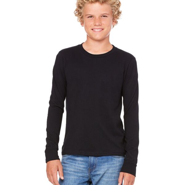Bella + Canvas Youth Jersey Long-Sleeve T-Shirt Thumbnail